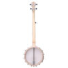 Deering Goodtime openback banjo back view showing maple neck and open pot