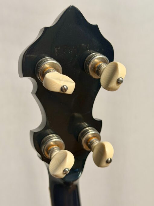 1940 Gibson TB-11 banjo #F688-6 converted to 5-string by Frank Neat with Tennessee 20 tone ring - original Gibson armrest detail