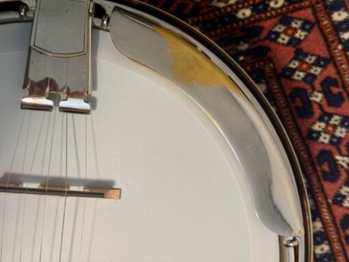1932 Gibson TB-3 Mastertone banjo - original armrest showing honest wear patina