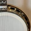1932 Gibson TB-3 Mastertone banjo - Mastertone block inlay with flange and hardware detail