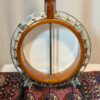 1932 Gibson TB-3 Mastertone banjo pot back view without resonator showing one-piece flange and coordinator rod