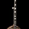 Gold Tone OB-12 Top Tension banjo neck showing Art Deco Style 12 mother-of-pearl inlays on rosewood fingerboard