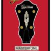 Greg Rich Gold Tone Mastertone banjo poster featuring peghead silhouette with stars and stripes lettering
