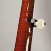 Deering Golden Era banjo Gotoh geared 5th string tuner with Deering stamp on curly maple neck