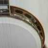 Gold Star one-piece flange side profile on parts banjo with hard rock maple pot
