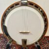 Gold Star GF-85 parts banjo pot close-up showing archtop tone ring and one-piece nickel flange