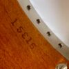 Serial number 15316 stamped on hard rock maple rim of Gold Star GF-85 parts banjo