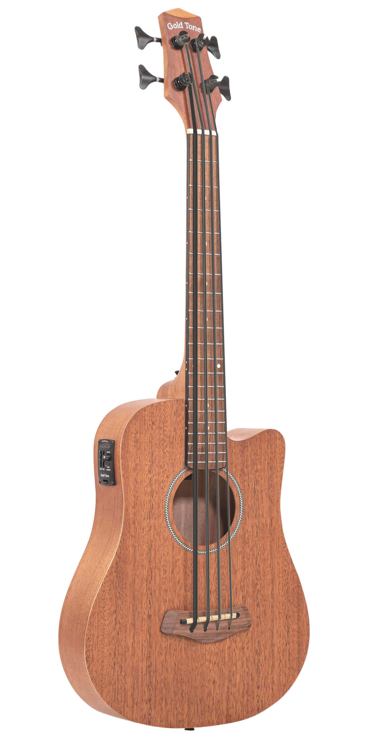 Gold Tone M-Bass25FL 25-Inch Scale Acoustic-Electric MicroBass with Gig Bag