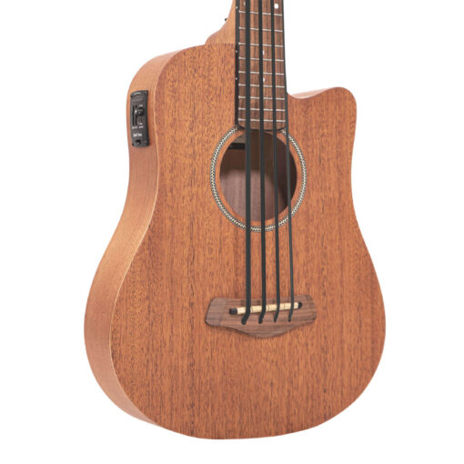 Alternative view of Gold Tone M-Bass25 25-Inch Scale Acoustic-Electric MicroBass with Gig Bag (Left-Handed)
