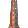 Hollow square neck of the Gold Tone SM-Weissenborn Plus with rope binding and diamond fretboard inlay