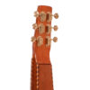 Back of the Gold Tone SM-Weissenborn Plus headstock showing the gold Kluson-style tuning machines