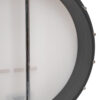 Composite rim and single coordinator rod inside the open back of the Gold Tone AC-6 Mini banjitar