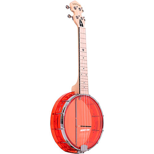 Gold Tone LG-R Little Gem Banjo Ukulele – Ruby (See-Through) with Bag