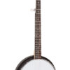 Gold Tone AC-5/L left-handed 5-string acoustic composite banjo front view natural satin finish