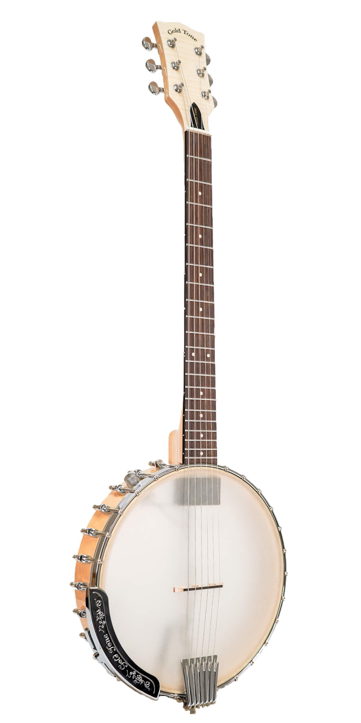 Gold Tone AC-6+/L left-handed banjitar alternate color or configuration front view