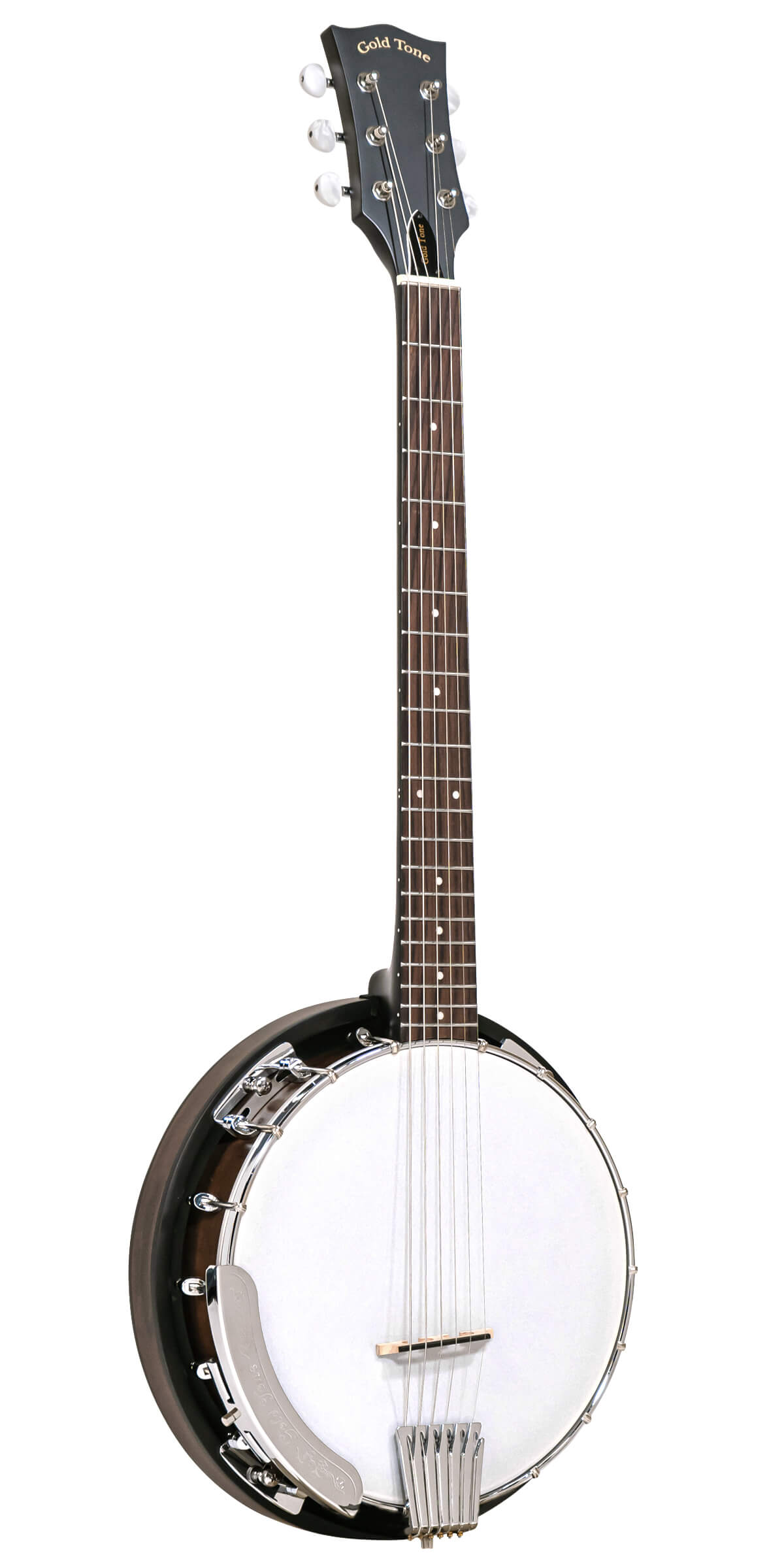 Gold Tone AC-6+/L left-handed banjitar comparison or related model front view