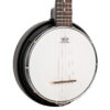 Gold Tone AC-Mini mini banjo front angle showing chrome hardware and rosewood fingerboard