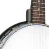 Gold Tone AC-Traveler banjo front detail showing bridge, head, and tailpiece