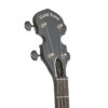 Gold Tone AC-Traveler headstock front view with covered guitar-style tuners