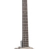 Gold Tone BB-400+ bass banjo neck detail showing rosewood fingerboard and snowflake inlays