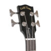 Gold Tone BB-400+ Banjo Bass left-handed headstock front view with sealed bass tuners