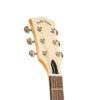 Gold Tone BT-1000 banjitar headstock front view with sealed guitar-style tuners