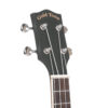 Gold Tone BU-1/L left-handed banjo ukulele headstock showing open gear tuners and Zero Glide nut