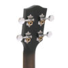 Gold Tone BU-1/L left-handed banjo ukulele headstock close-up showing metal buttons and Gold Tone logo