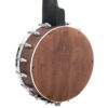 Gold Tone BUC Banjo Ukulele back view showing maple flat-back plate resonator