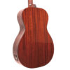 Gold Tone BZ-1000 bouzouki back angle detail showing mahogany construction and binding
