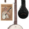 Gold Tone CB-100 open-back banjo displayed with included gig bag