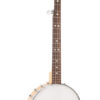 Gold Tone CC-100R+/L left-handed Cripple Creek banjo front view in natural high gloss finish