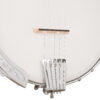 Gold Tone CC-100 banjo front detail showing rosewood fretboard and snowflake inlays