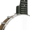 Gold Tone CC-50 left-handed banjo front detail showing body binding and head