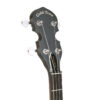 Gold Tone CC-50 left-handed banjo headstock showing sealed guitar-style tuners