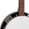 Gold Tone CC-50RP Cripple Creek resonator banjo neck heel and bracket closeup