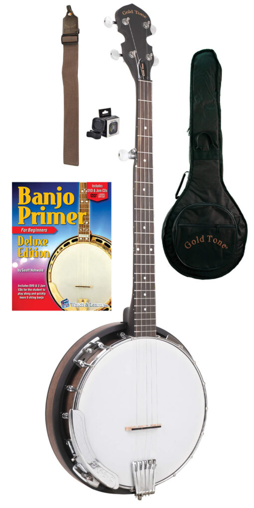Gold Tone CC-BG/L Cripple Creek Bluegrass Starter Pack (Left-Handed)
