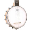 Gold Tone CC-Mini left-handed 8-inch banjo full front view with chrome hardware