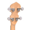 Gold Tone CC-Mini banjo headstock close-up showing Gold Tone logo and tuner buttons
