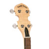 Gold Tone CC-Plectrum left-handed banjo headstock front showing sealed tuners and B-style buttons