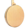 Gold Tone CC-Plectrum left-handed banjo resonator back detail natural gloss finish