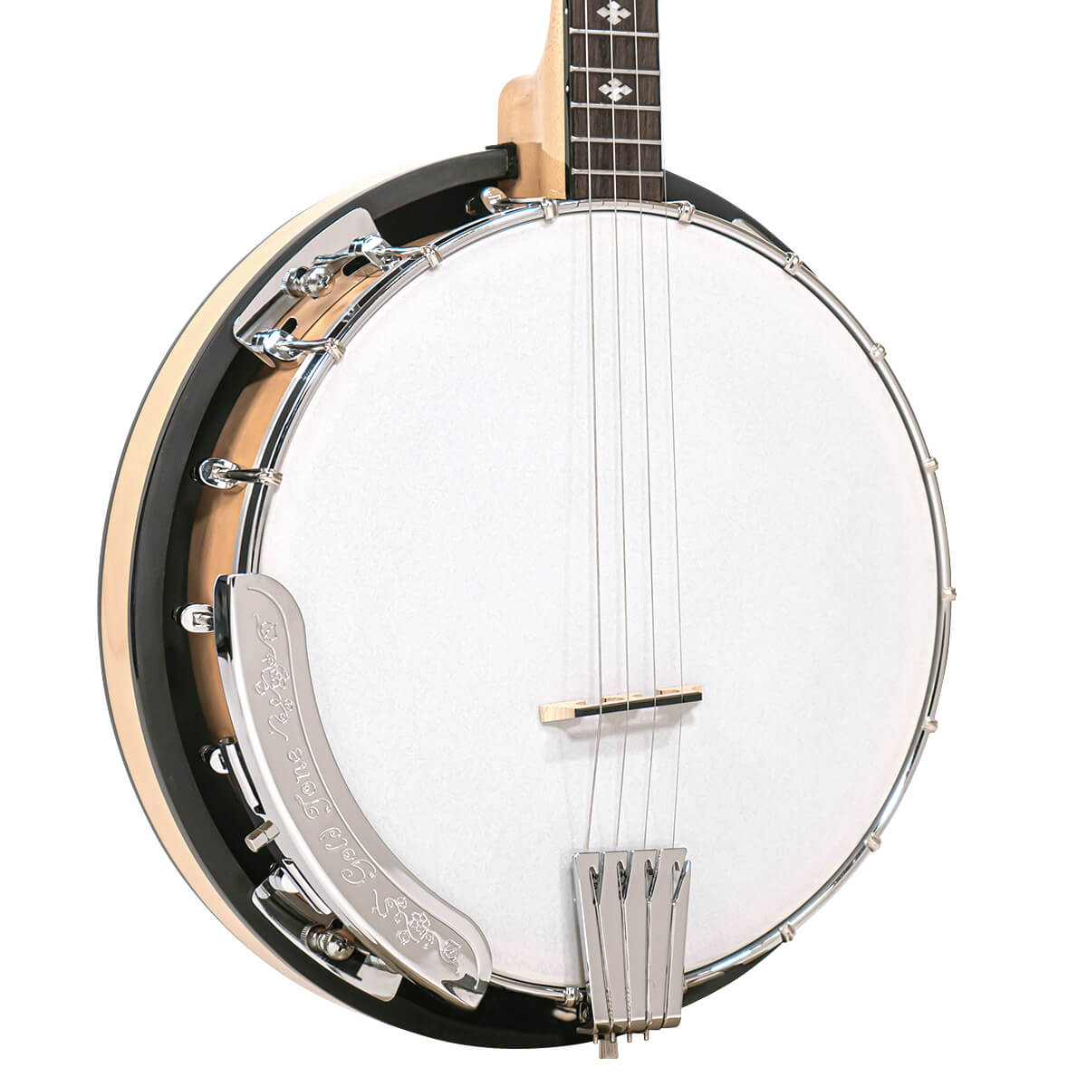 Gold Tone CC-Tenor 19-fret tenor banjo full front view with resonator