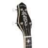 Gold Tone CEB-5 headstock front view with guitar-style tuners and C-style design
