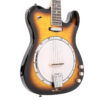 Gold Tone ES-Banjitar left-handed electric banjitar tobacco sunburst front detail
