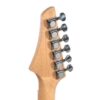 Gold Tone ES-Banjitar left-handed headstock close-up showing Gold Tone logo and tuners