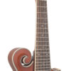Gold Tone F-10 mandolin neck view showing radiused rosewood fingerboard and dot inlays