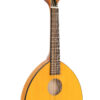 Gold Tone GM-10/L left-handed frypan mandolin front view with gloss finish and solid spruce top