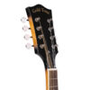 Gold Tone GM-50+ mandolin headstock front view with A-style tuners and metal buttons