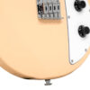 Gold Tone GME-5/L left-handed mandolin full front view showing double cutaway and pickguard