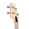 Gold Tone GME-5/L left-handed mandolin headstock with sealed guitar-style tuners, front